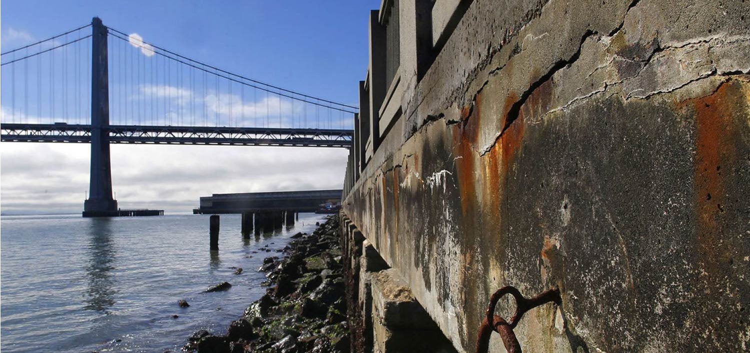 San Francisco's seawall is prone to collapse in an earthquake. Though the Port is working to engineer a solution, a fix is likely still years away.