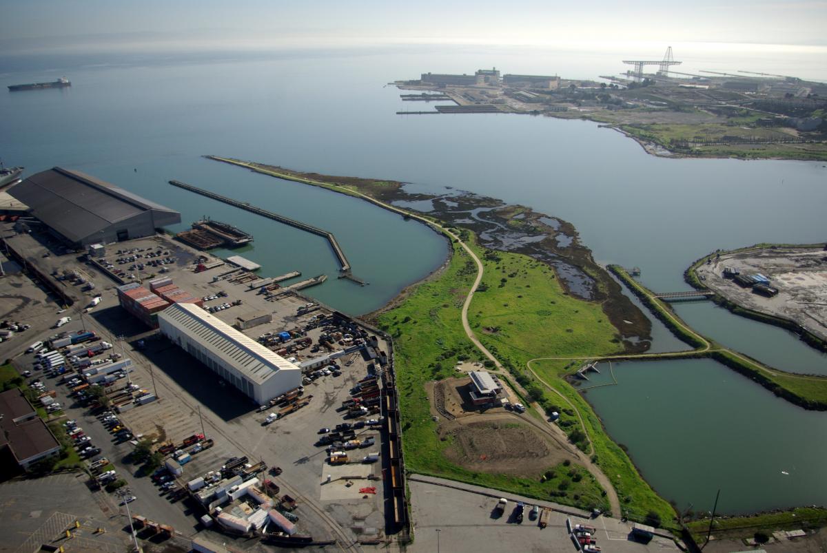 Aerial of Heron's Head Park