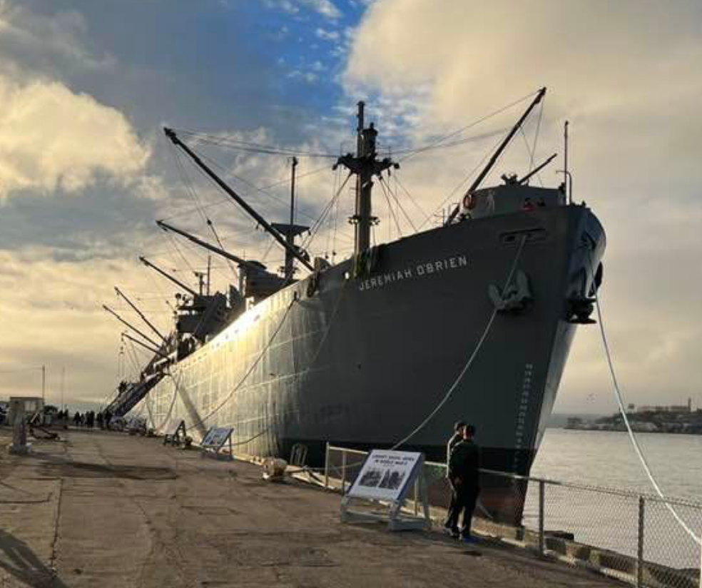 SS Jeremiah O'Brien, photo credit to SS JOB