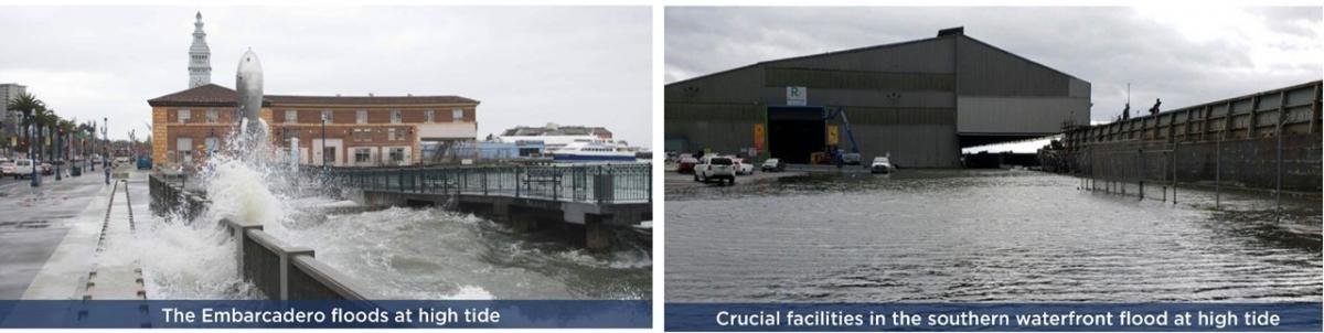 Flooding - left photo by Dave Rauenbuehler