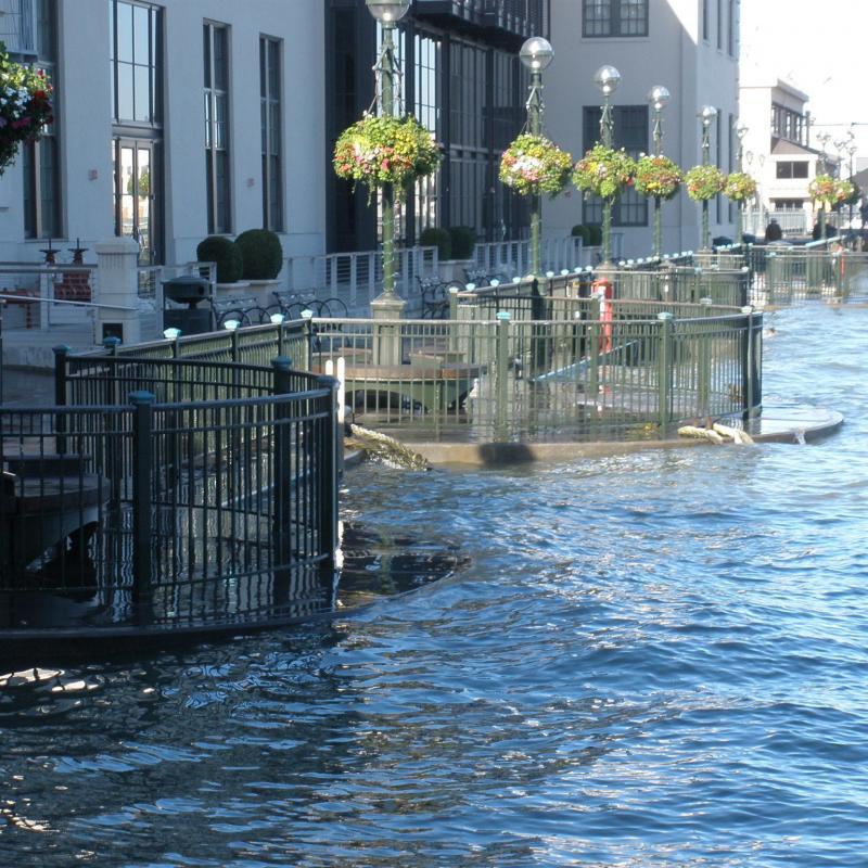 Flooding at Pier 3