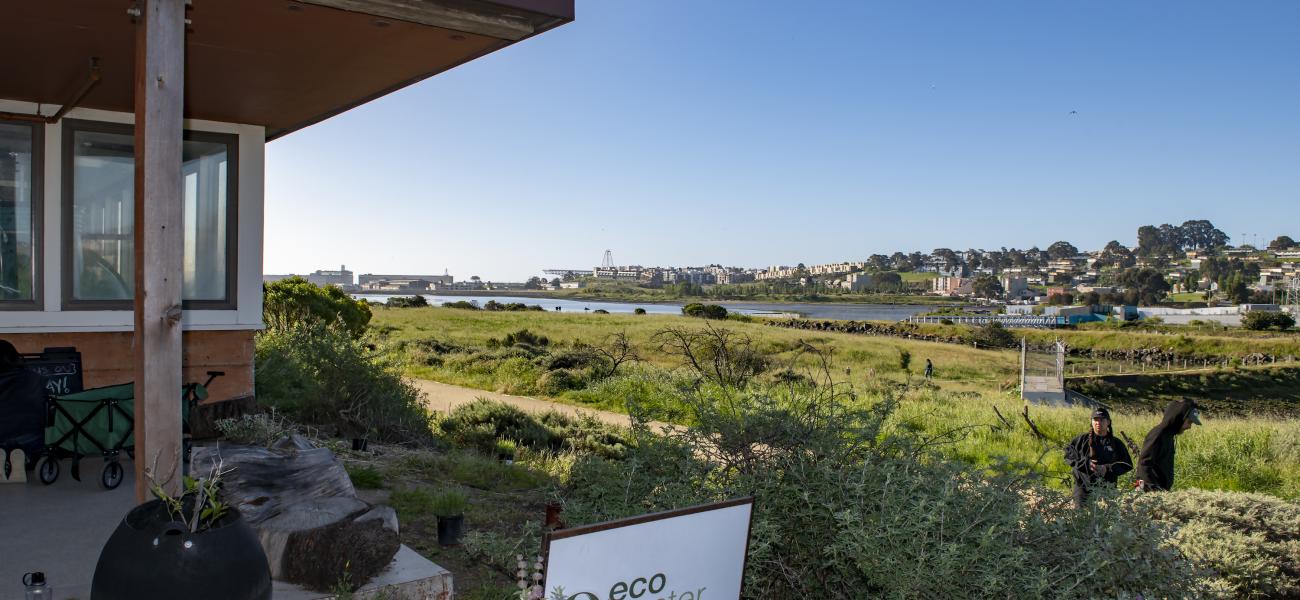 EcoCenter and the Heron's Head Park trailhead