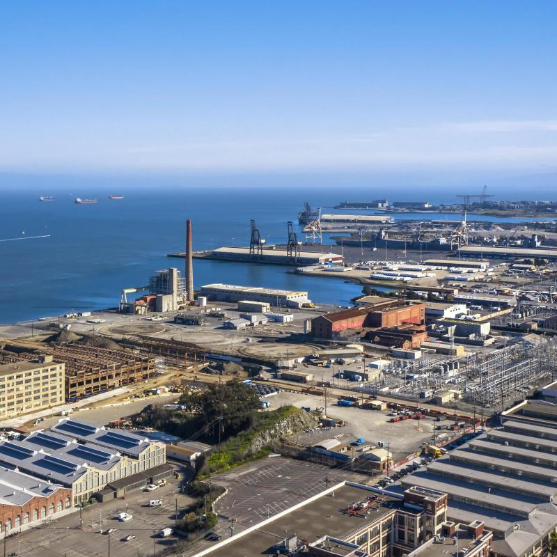 Aerial view of Mission Bay - Projects and Programs